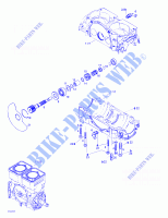 Crankcase, Rotary Valve for Sea-Doo GS 5518/5519 2001