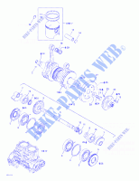 Crankshaft And Pistons for Sea-Doo RX X 5589 2001