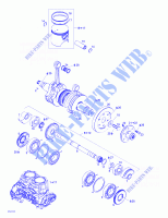Crankshaft And Pistons for Sea-Doo RX 5532/5533/5542/5543 2001