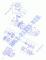 Crankshaft And Pistons for Sea-Doo RX 5513/5514 2000