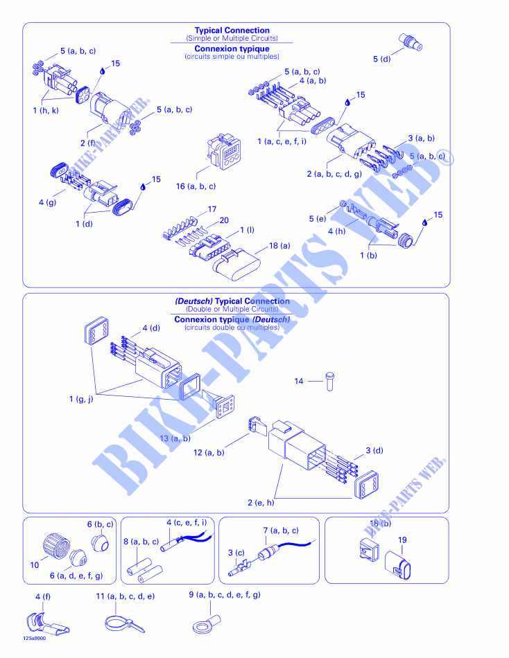 Typical Electrical Connections for Sea-Doo GS 5846/5847 1999