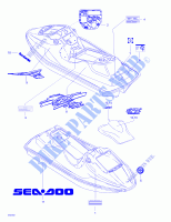 Decals for Sea-Doo SPX 5838/5839 1998