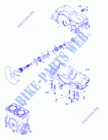 Crankcase, Rotary Valve for Sea-Doo GS 5621/GSI 5622 1997