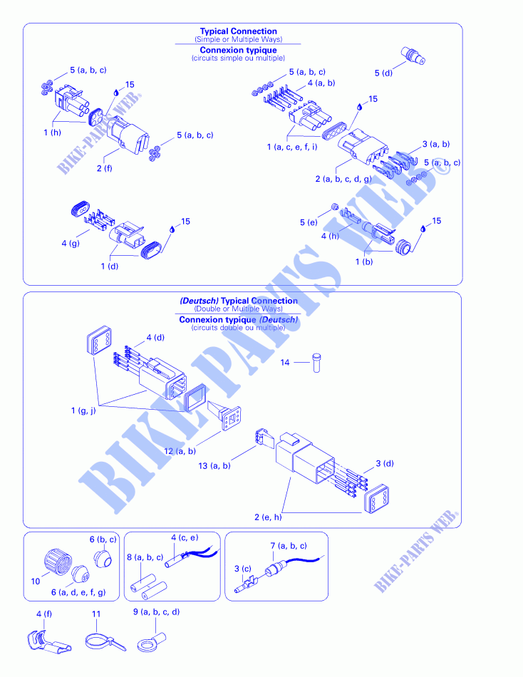 Typical Electrical Connections for Sea-Doo GTS 5818 1997