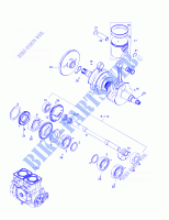 Crankshaft And Pistons for Sea-Doo XP 5662 1997