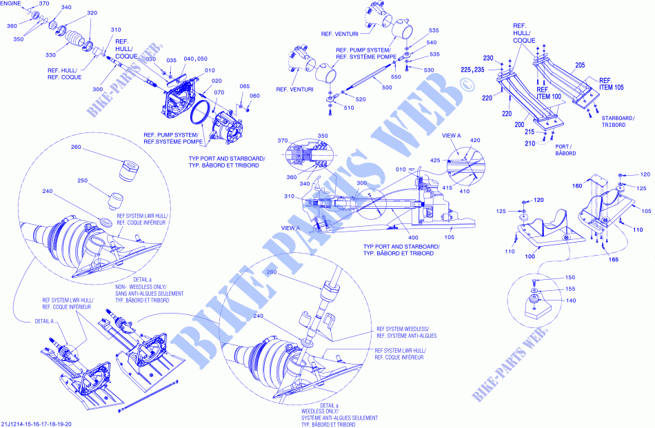 Propulsion for Sea-Doo 00- Model Numbers 2012
