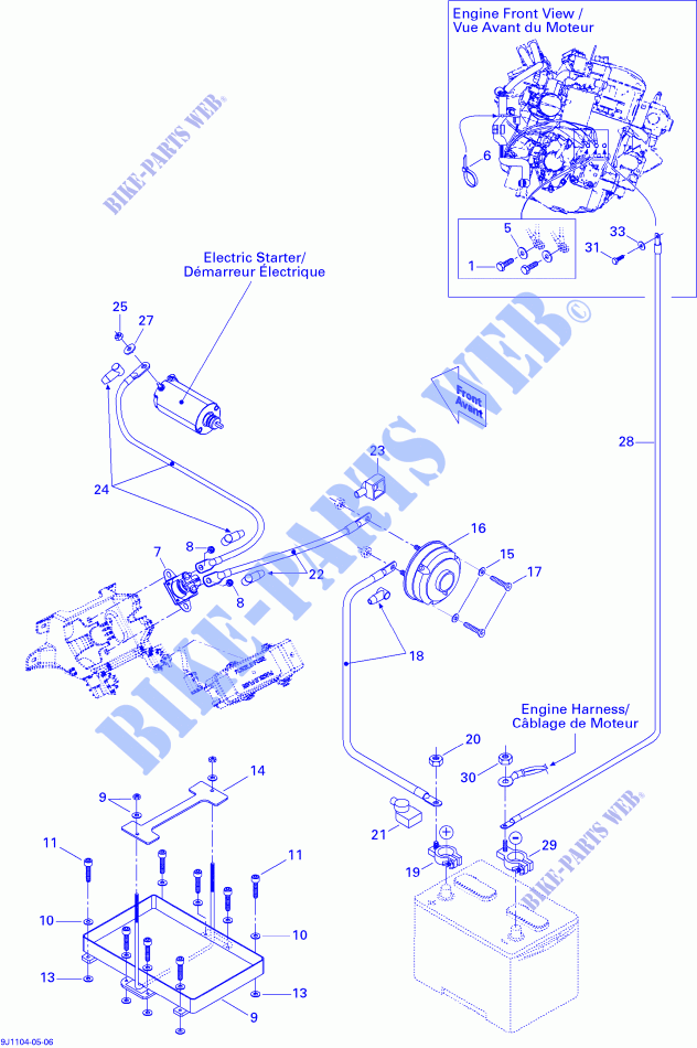 Electrical System for Sea-Doo 00- Model Numbers 2011