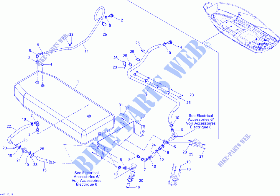 Ballast System for Sea-Doo 00- Model Numbers 2011