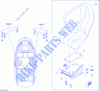 Seat 1 for Sea-Doo 00- Model Numbers 2010