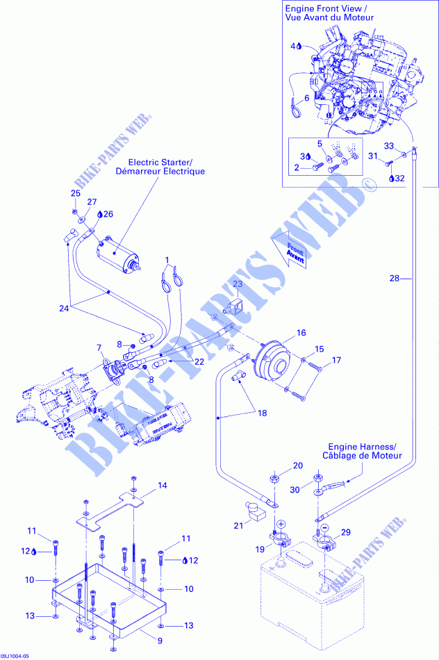 Electrical System for Sea-Doo 00- Model Numbers 2010