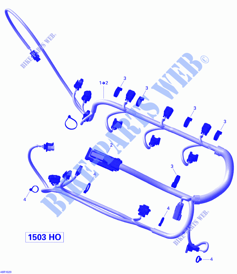 Engine Harness for Sea-Doo 00- Model Numbers 2010