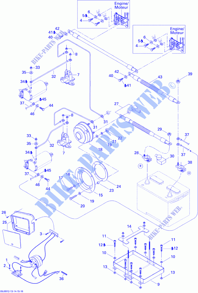Electrical System for Sea-Doo 00- Model Numbers 2009