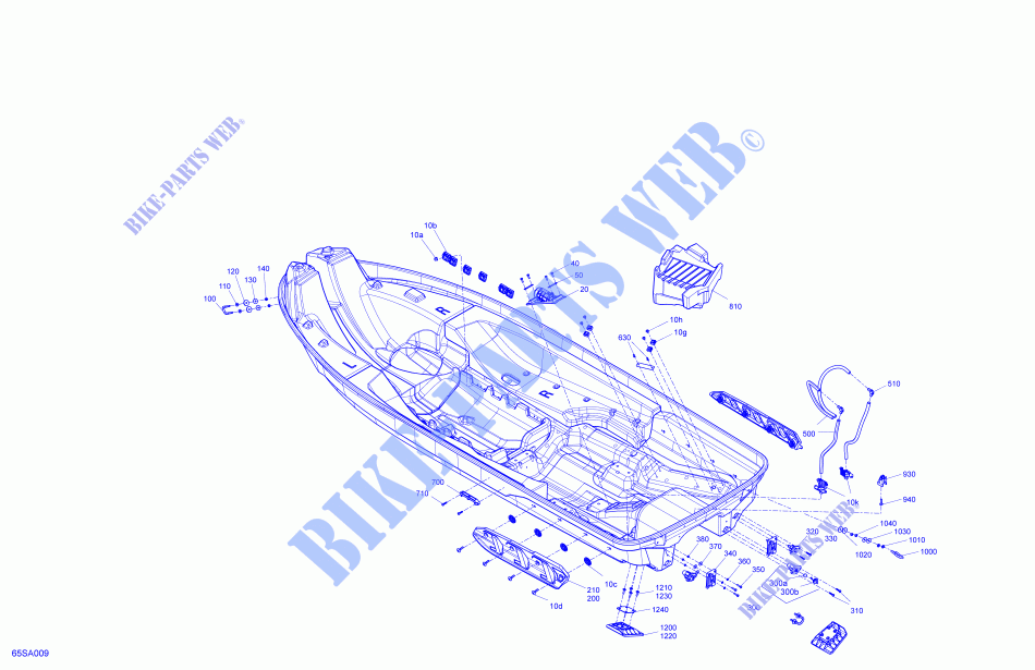 Body   Hull for Sea-Doo WAKE PRO 230 2021
