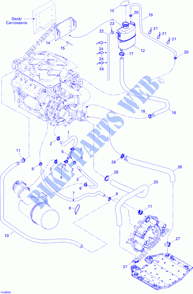 Cooling System for Sea-Doo 00- Model Numbers Edition 1 2008