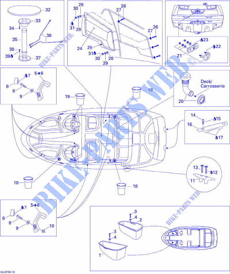 Body And Accessories for Sea-Doo 00- Model Numbers 2007