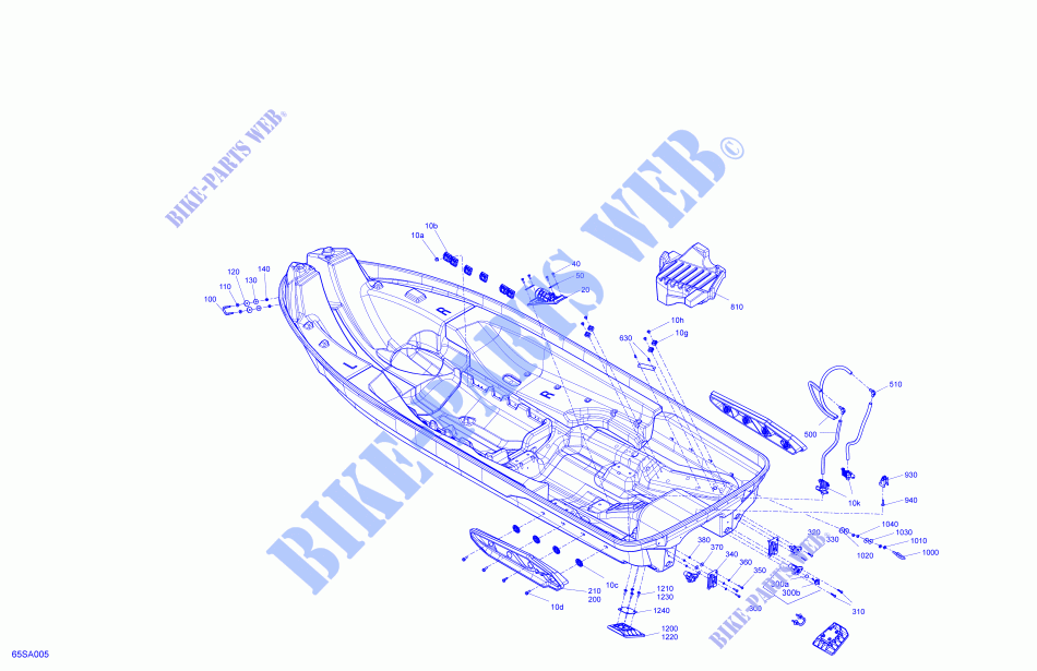 Body   Hull for Sea-Doo RXT X 300 2021
