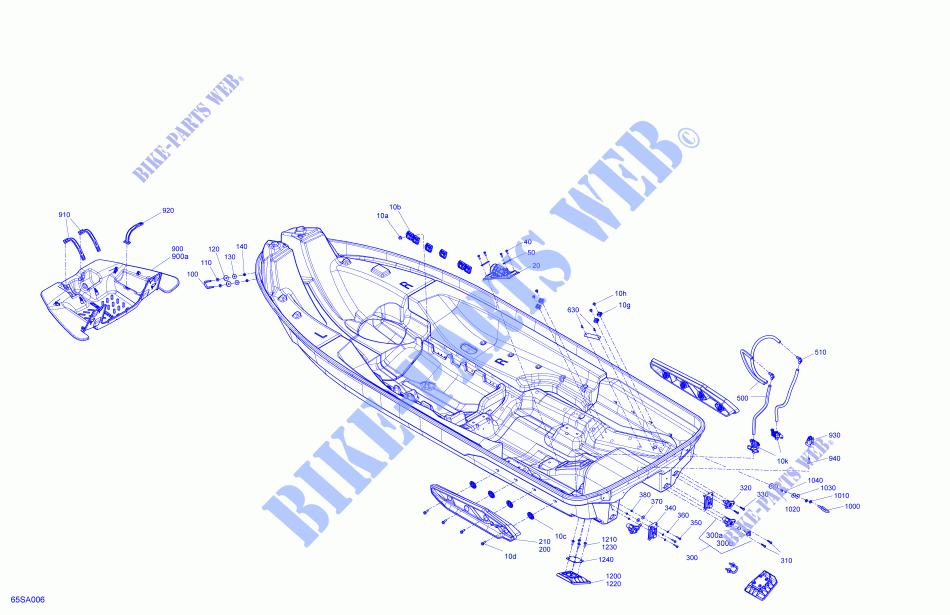 Body   Hull for Sea-Doo RXP X 300 2021