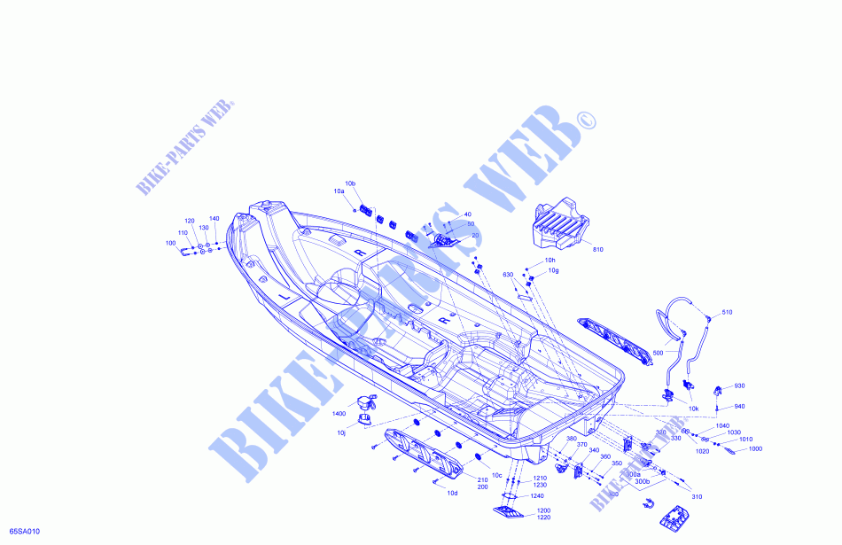 Body   Hull for Sea-Doo GTX LIMITED 300 2021