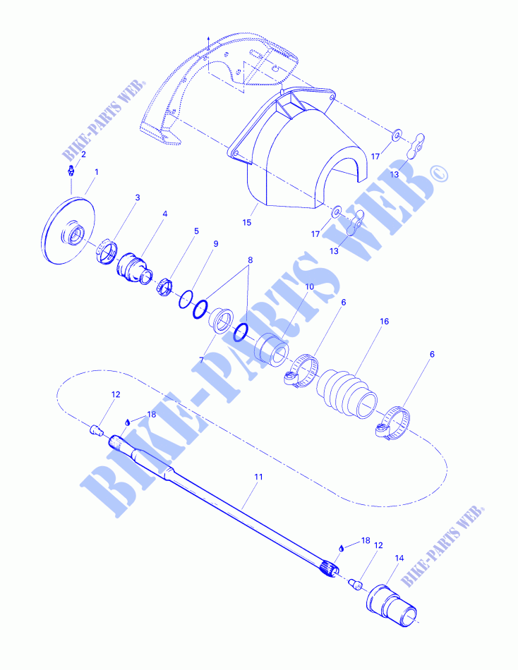 Drive System for Sea-Doo 01- Cooling System 1997
