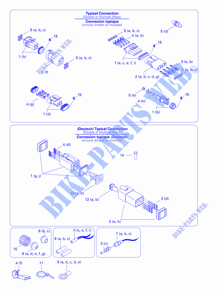 Typical Electrical Connections for Sea-Doo 01- Cooling System 1997