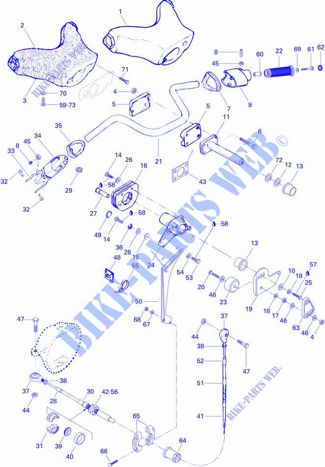 Steering System for Sea-Doo 01- Cooling System 1996