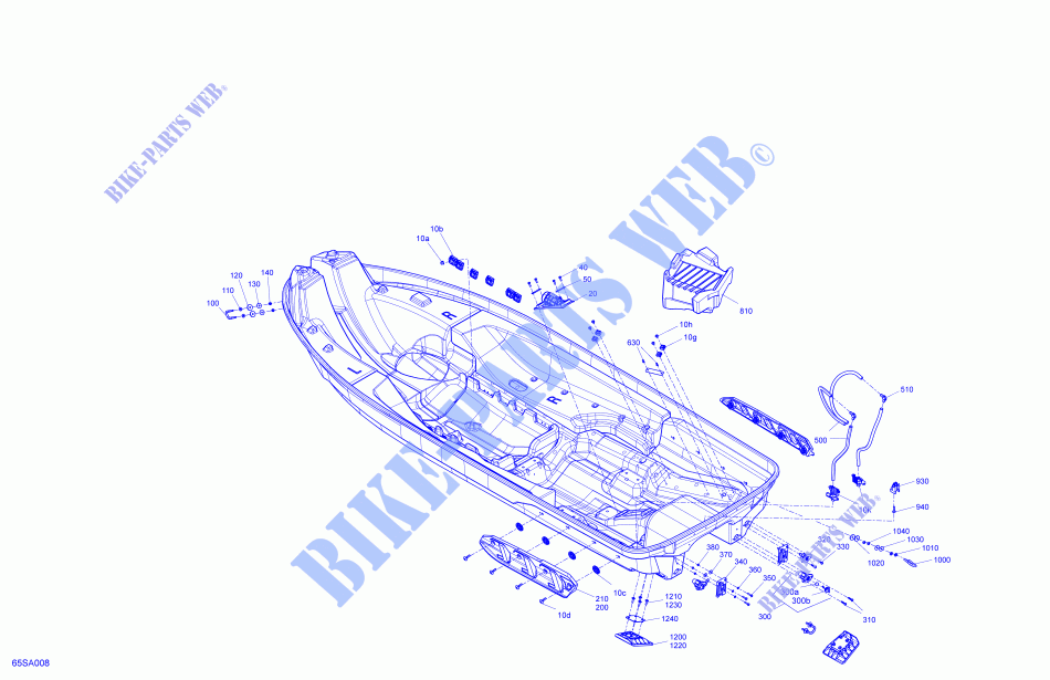 Body   Hull for Sea-Doo GTX 230 2021