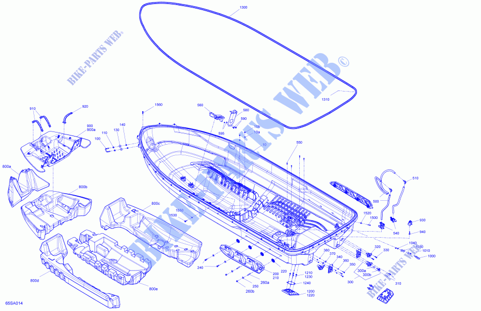 Body   Hull for Sea-Doo GTI SE 170 2021