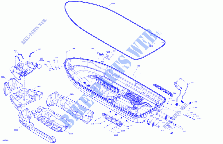 Body   Hull for Sea-Doo GTI 90 2021