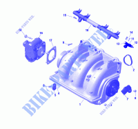 Engine   Air Intake Manifold    1630 SCIC for Sea-Doo GTX 230 2020