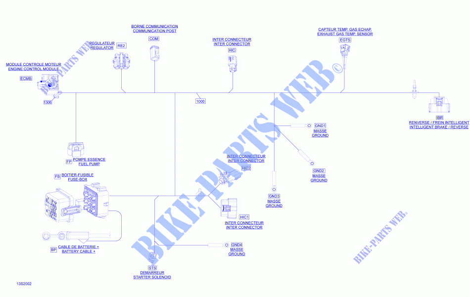 Electrical Harness Main 278003783 for Sea-Doo GTI SE 130 2020